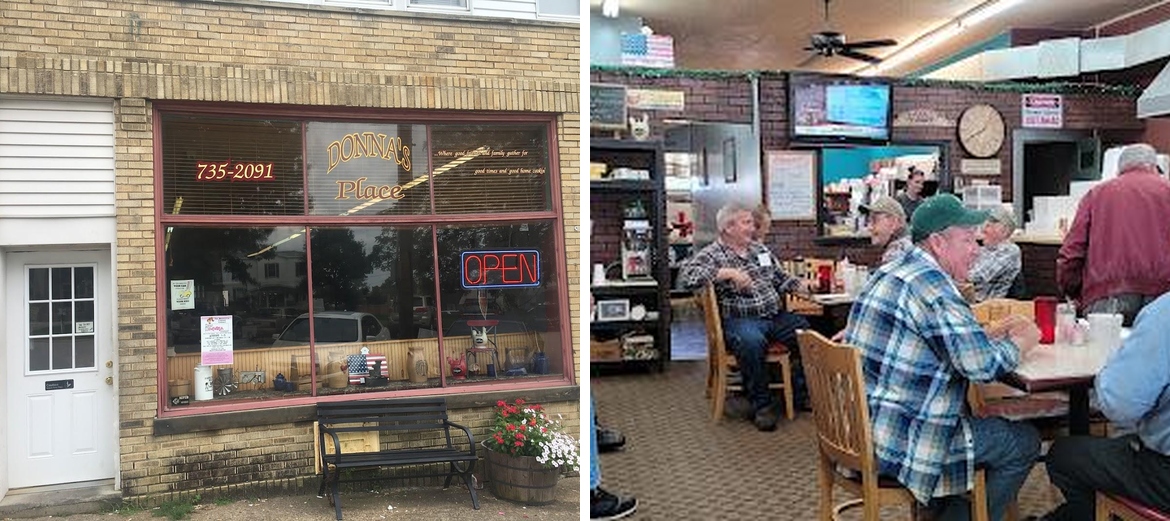 Donna's Place Menu